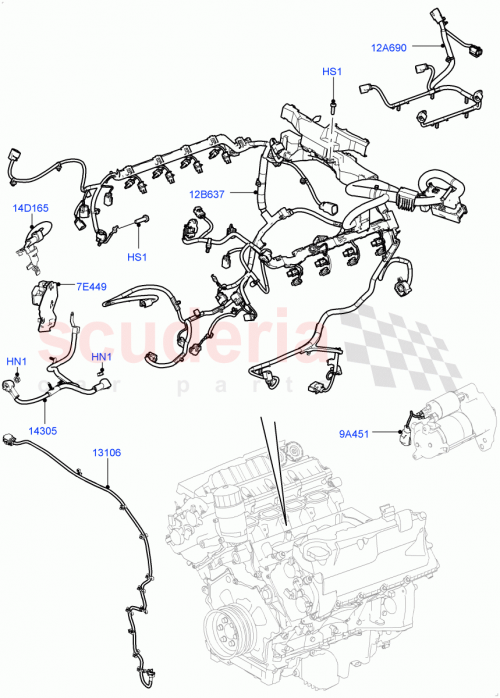 Part Diagram for Land Rover LR050946