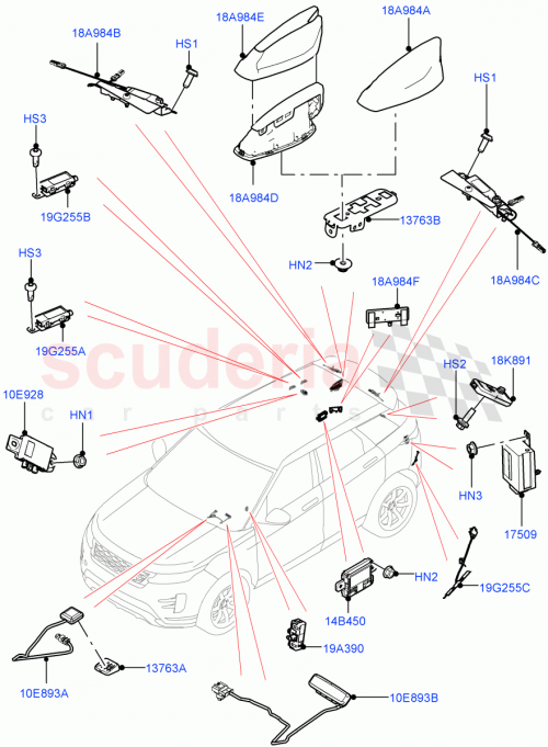 Part Diagram for Land Rover LR127420