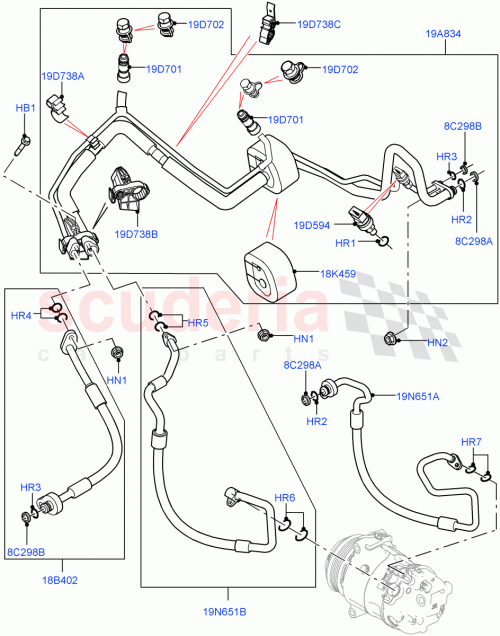 Part Diagram for Land Rover LR096516