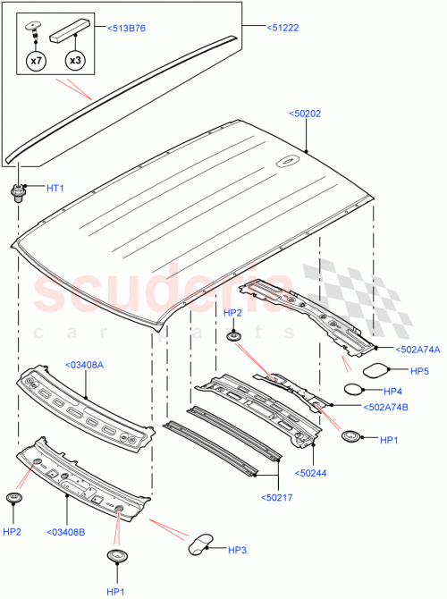 Part Diagram for Land Rover LR064319