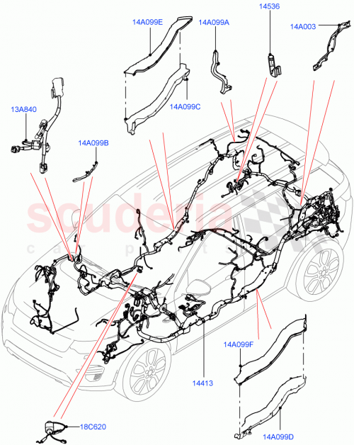 Part Diagram for Land Rover LR137588