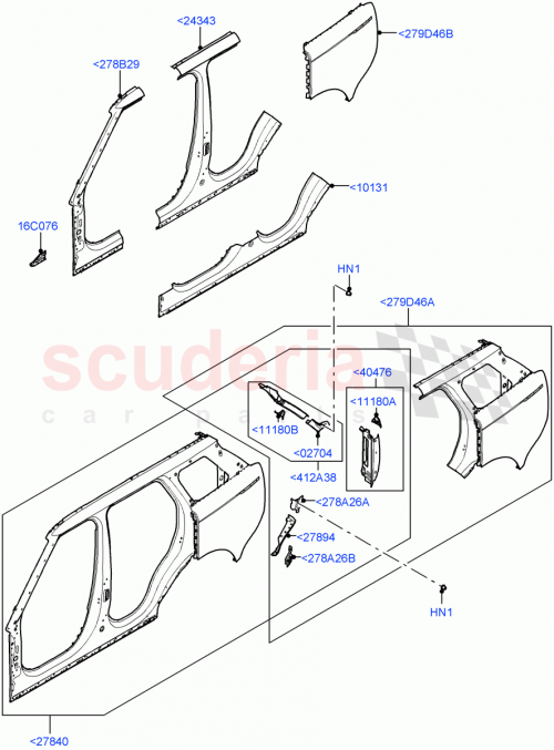 Part Diagram for Land Rover LR172375