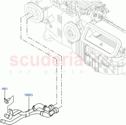 Part Diagram for Land Rover LR081650