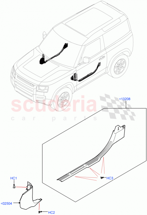 Part Diagram for Land Rover LR153243