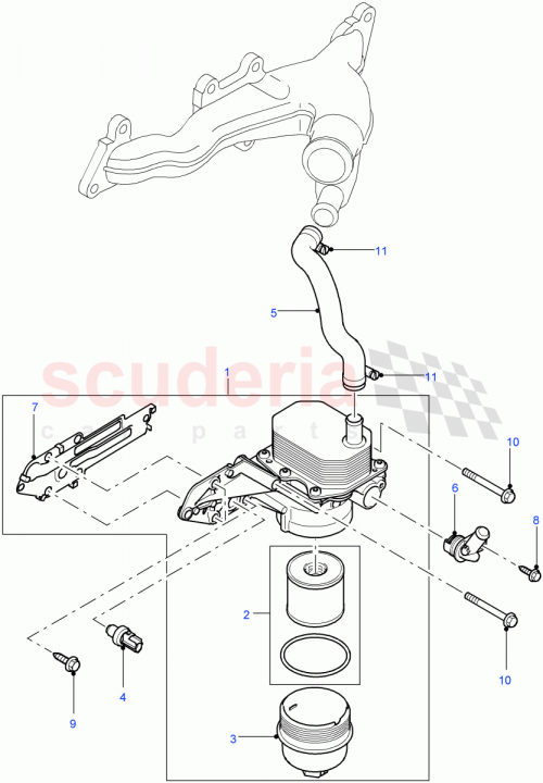 Part Diagram for Land Rover LR030778