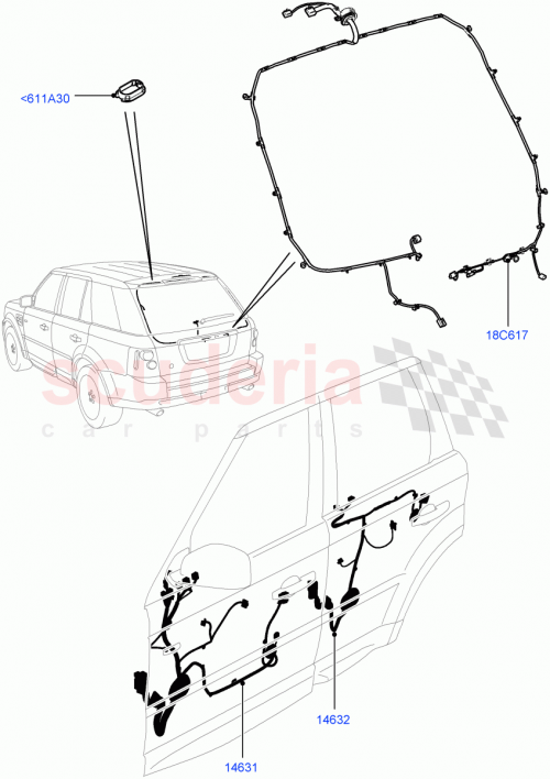 Part Diagram for Land Rover LR030888