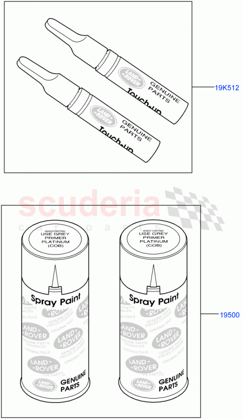 Part Diagram for Land Rover VPLDC0003LRA