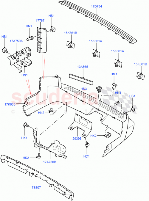 Part Diagram for Land Rover DQL000071