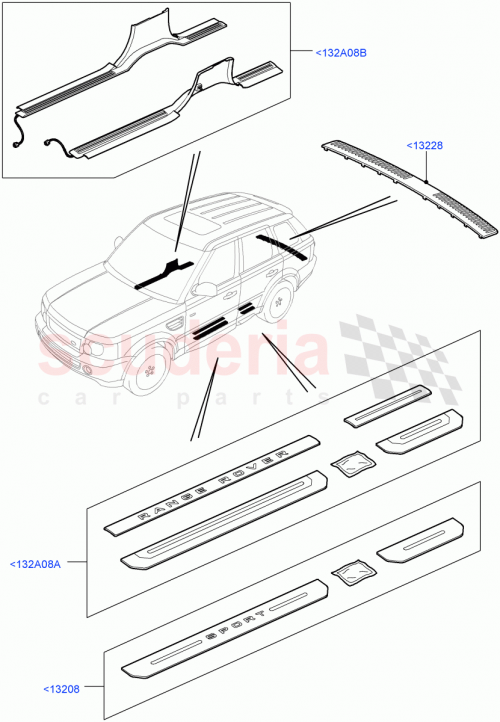 Part Diagram for Land Rover VPLSS0140SVB