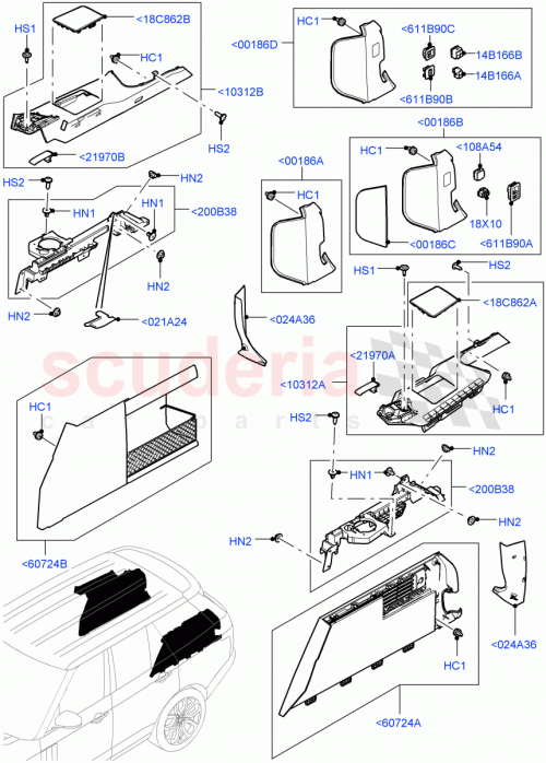 Part Diagram for Land Rover LR037186