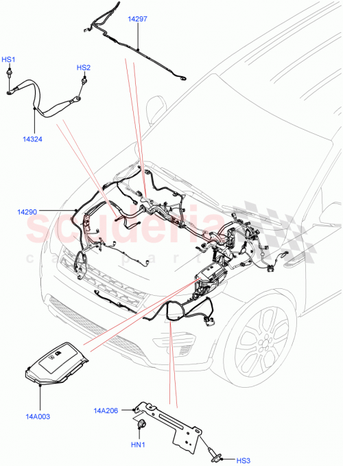Part Diagram for Land Rover LR080219