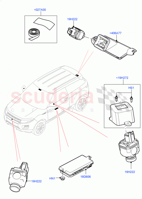 Part Diagram for Land Rover LR038616