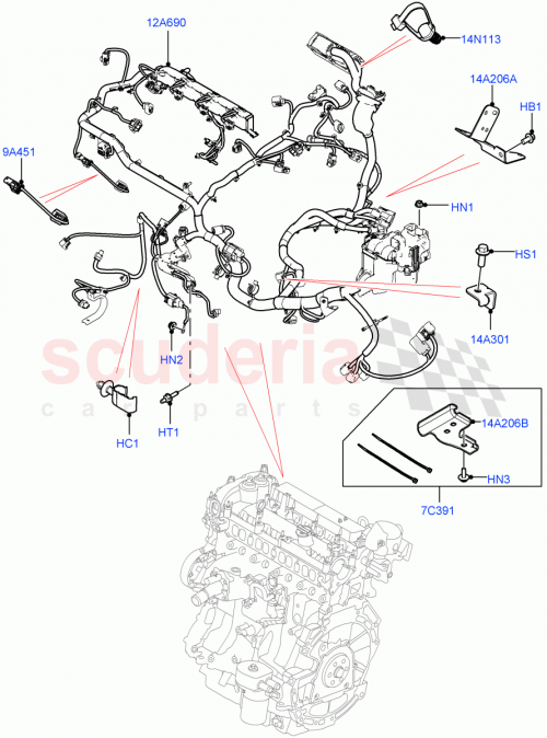 Part Diagram for Land Rover LR094558