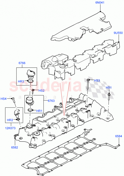Part Diagram for Land Rover LR125600