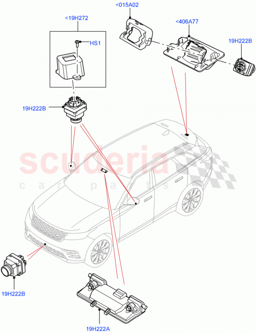 Part Diagram for Land Rover LR161109