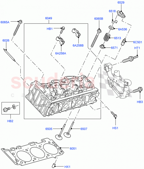 Part Diagram for Land Rover LR003548