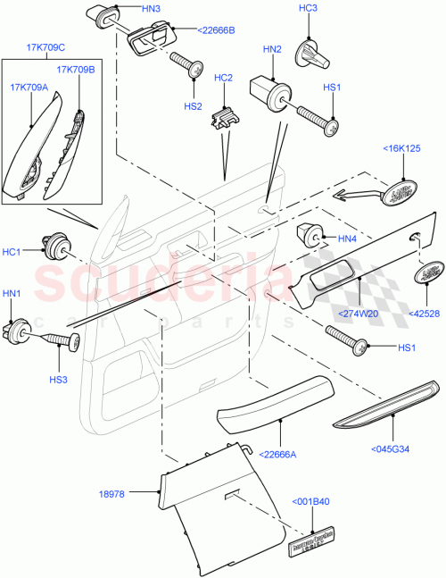 Part Diagram for Land Rover EJN500092PVJ