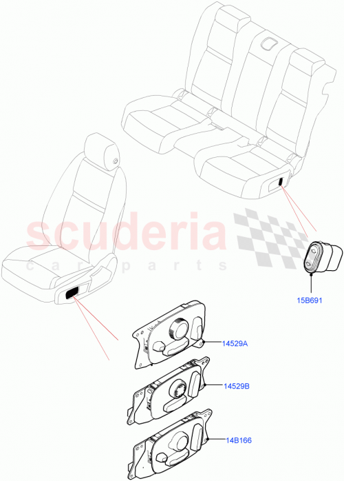 Part Diagram for Land Rover LR112917