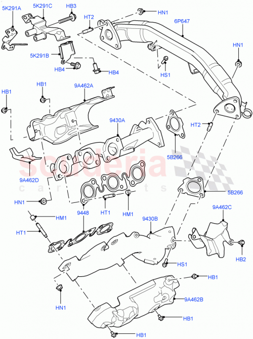 Part Diagram for Land Rover LR066023