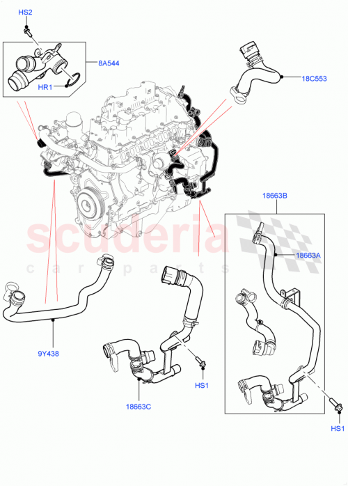 Part Diagram for Land Rover LR095384