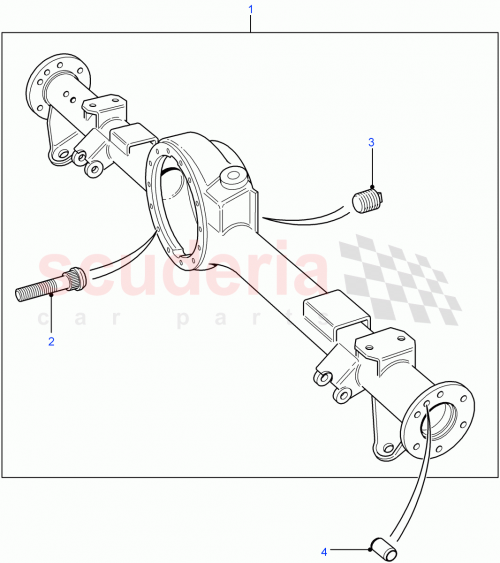 Part Diagram for Land Rover TAJ000120