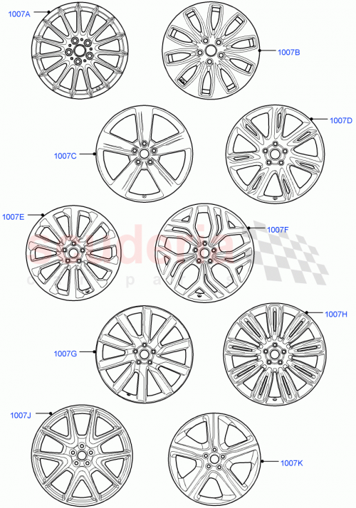 Part Diagram for Land Rover LR153947