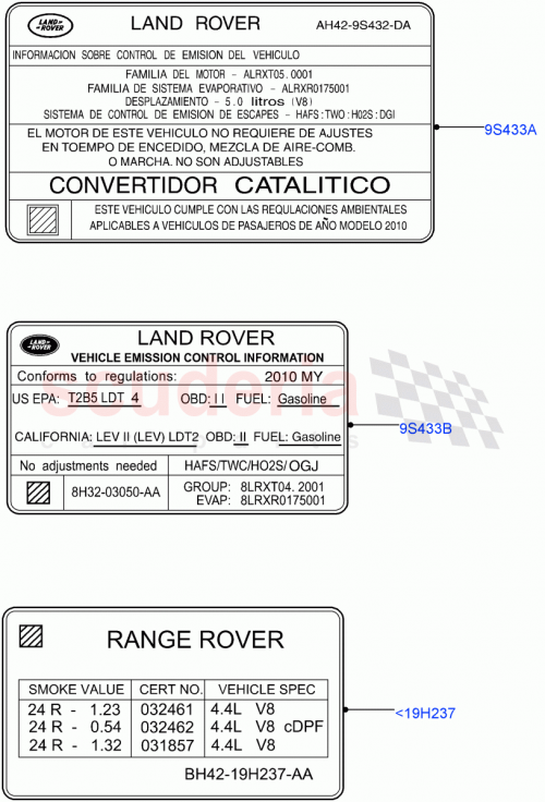 Part Diagram for Land Rover LR014062