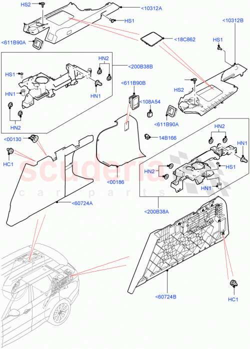 Part Diagram for Land Rover LR068092