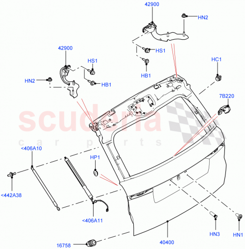 Part Diagram for Land Rover LR044399