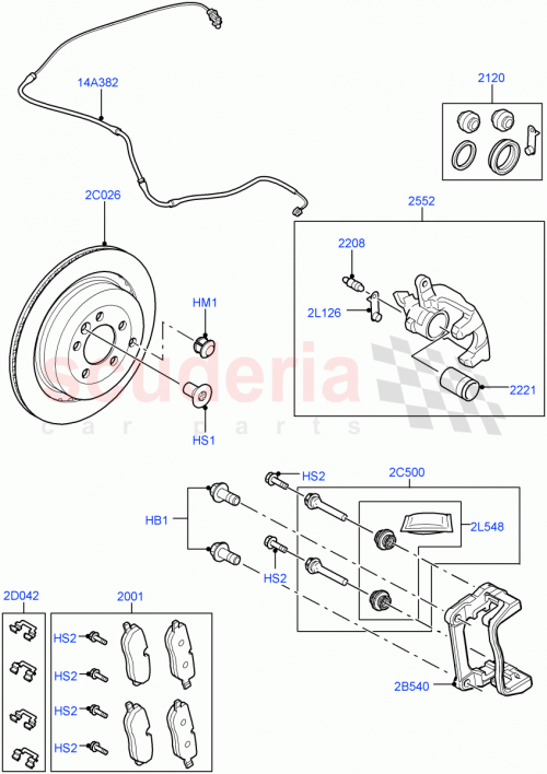 Part Diagram for Land Rover STC1908