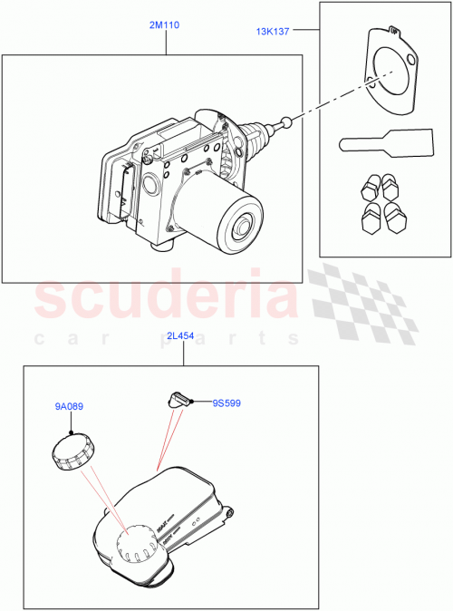 Part Diagram for Land Rover LR166360