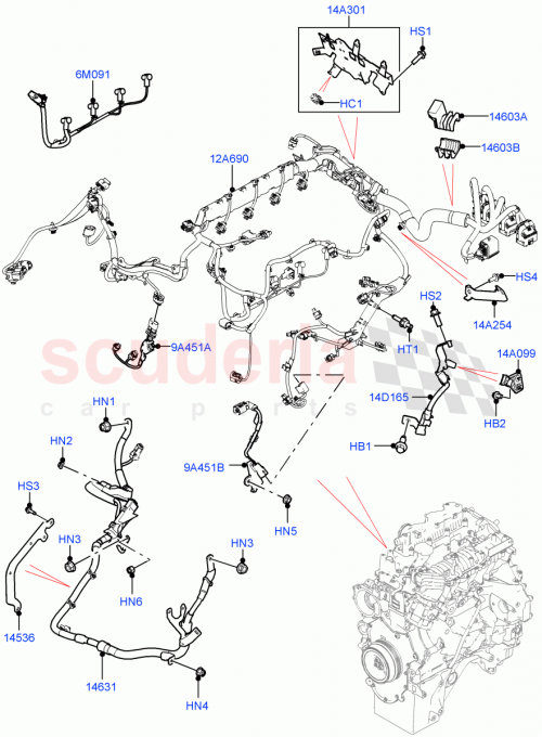 Part Diagram for Land Rover LR141937