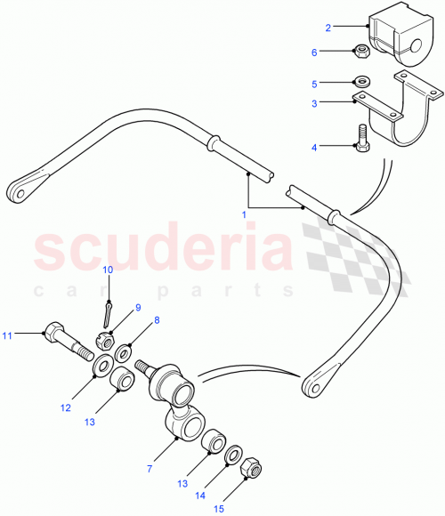Part Diagram for Land Rover EGP1661L