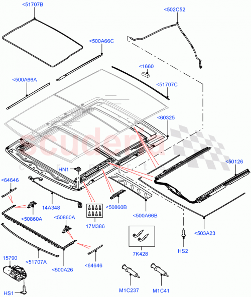 Part Diagram for Land Rover LR161470