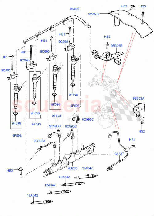 Part Diagram for Land Rover LR082265