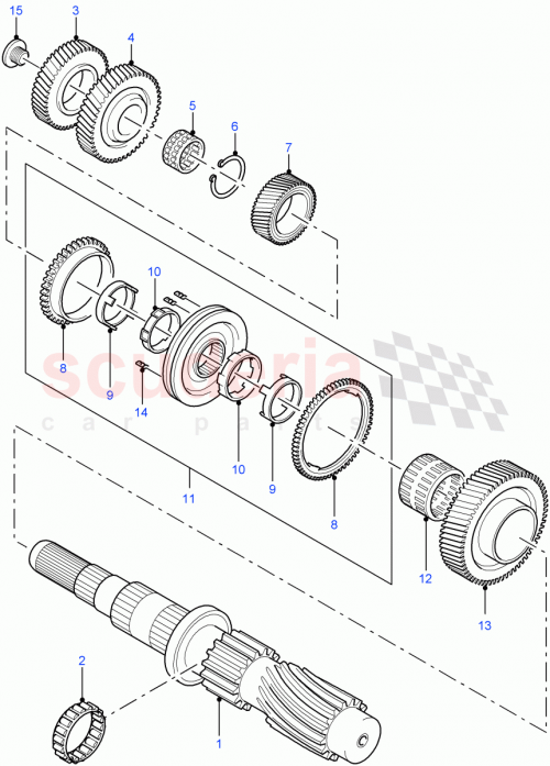 Part Diagram for Land Rover LR005141