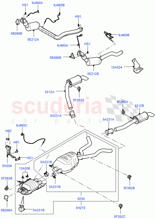 Part Diagram for Land Rover LR009448
