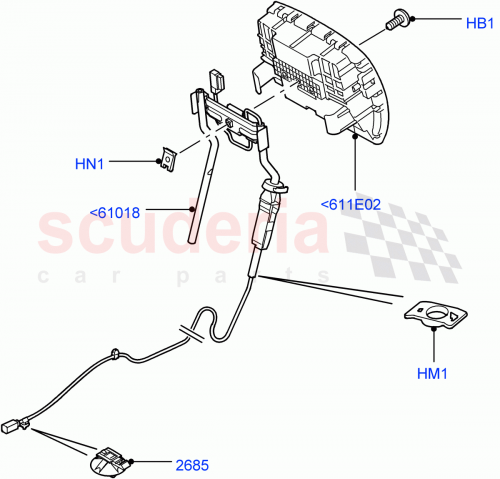 Part Diagram for Land Rover LR020054