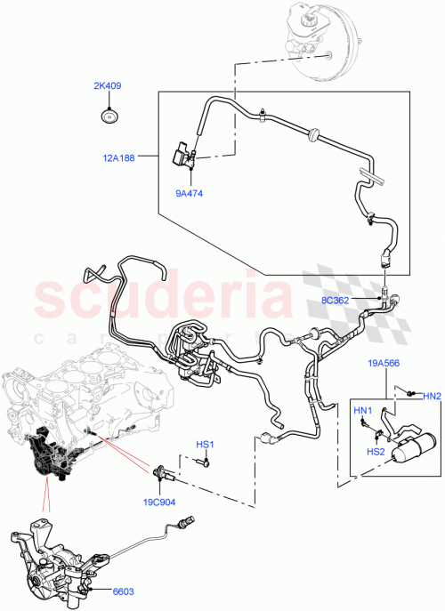 Part Diagram for Land Rover LR113013