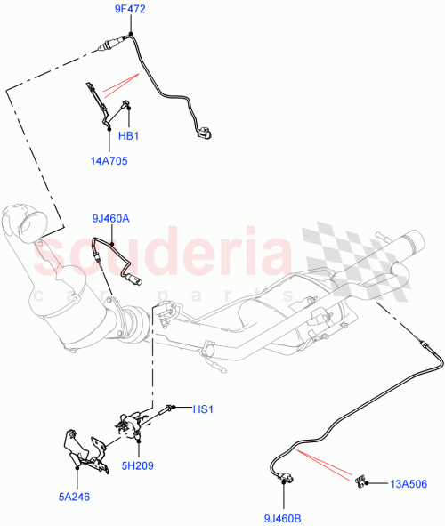Part Diagram for Land Rover LR117602