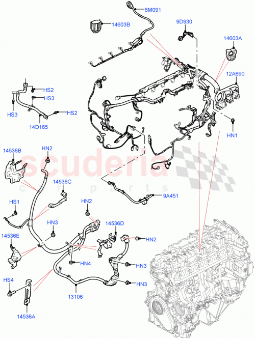 Part Diagram for Land Rover LR159245