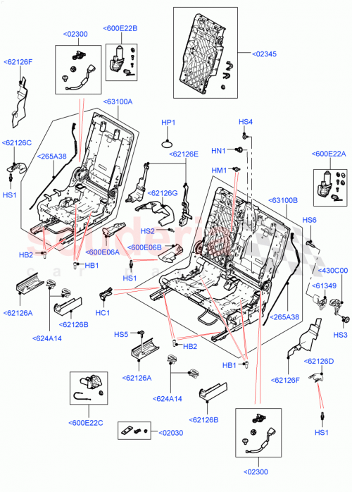 Part Diagram for Land Rover LR140101