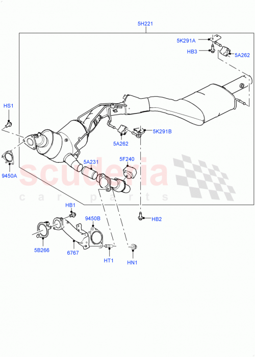 Part Diagram for Land Rover LR113244