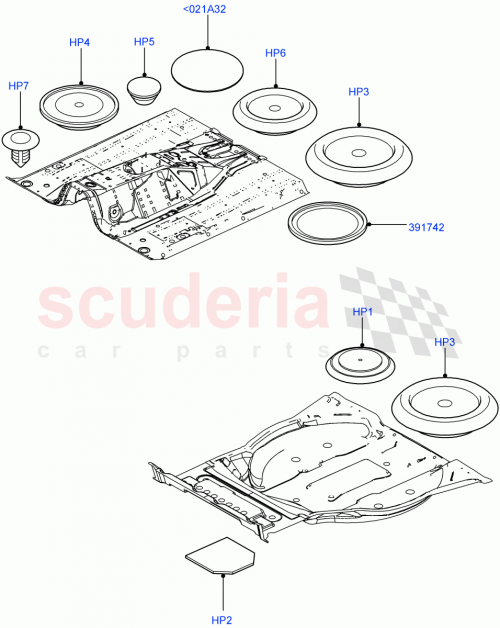 Part Diagram for Land Rover AYB500090