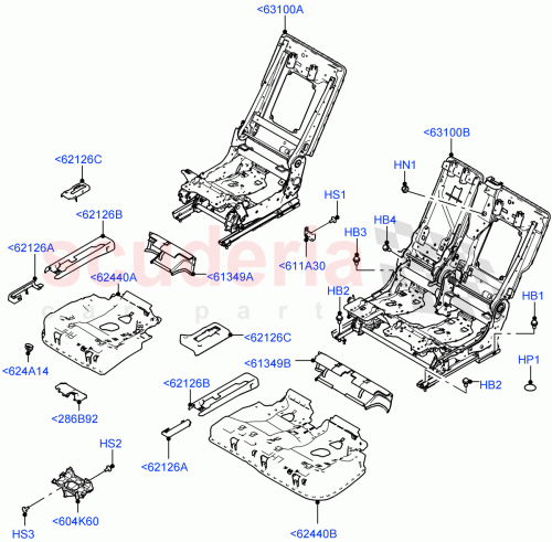 Part Diagram for Land Rover LR151366