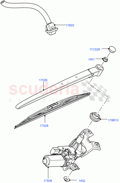 Part Diagram for Land Rover FN106042