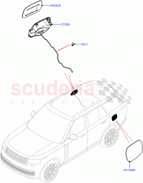 Part Diagram for Land Rover LR155162