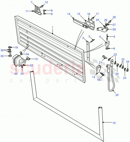 Part Diagram for Land Rover AFR710210