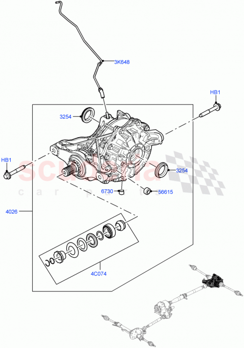 Part Diagram for Land Rover LR153470