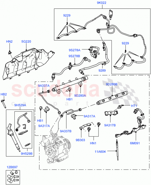 Part Diagram for Land Rover LR000046